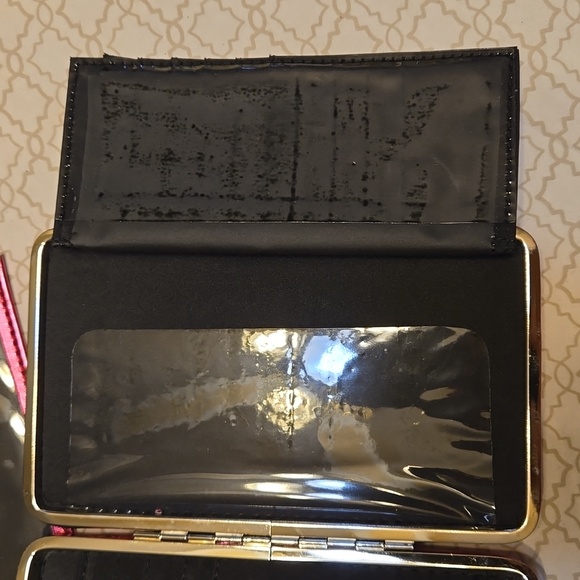 NWOT Pink and Silver Colored Buckel Wallet - Picture 4 of 7